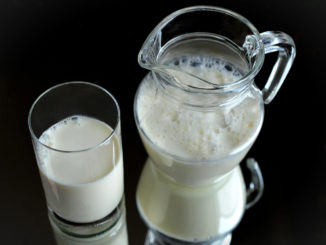 Milch für einen Milchshake